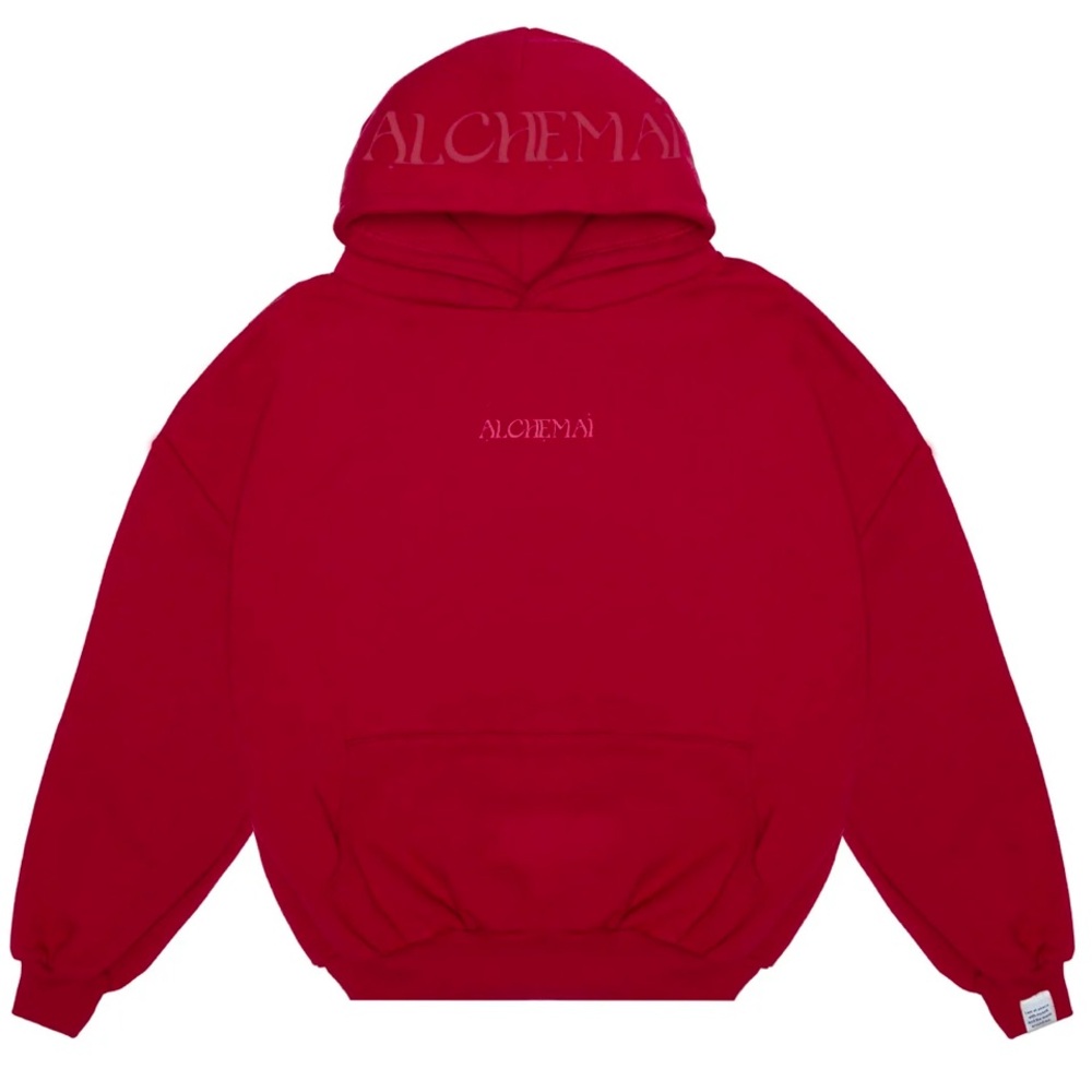 Alchemai - Red Hoodie (your fear of looking stupid is holding you back)